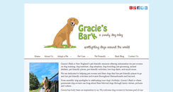 Desktop Screenshot of graciesbark.org